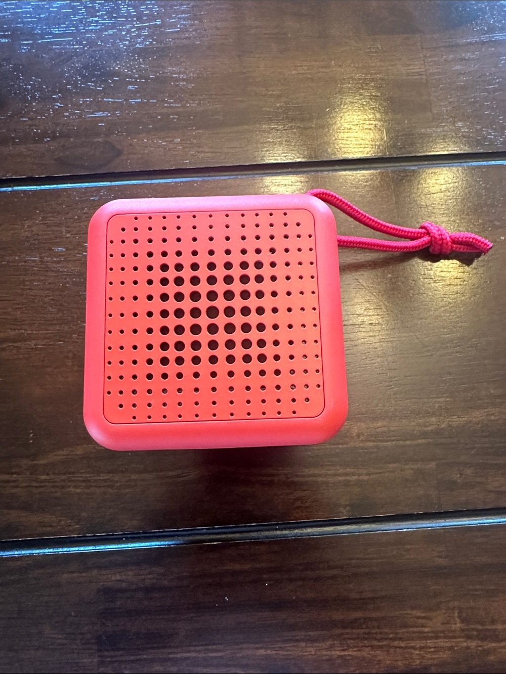 IKEA Portable Bluetooth Speaker in Red with Carry Loop